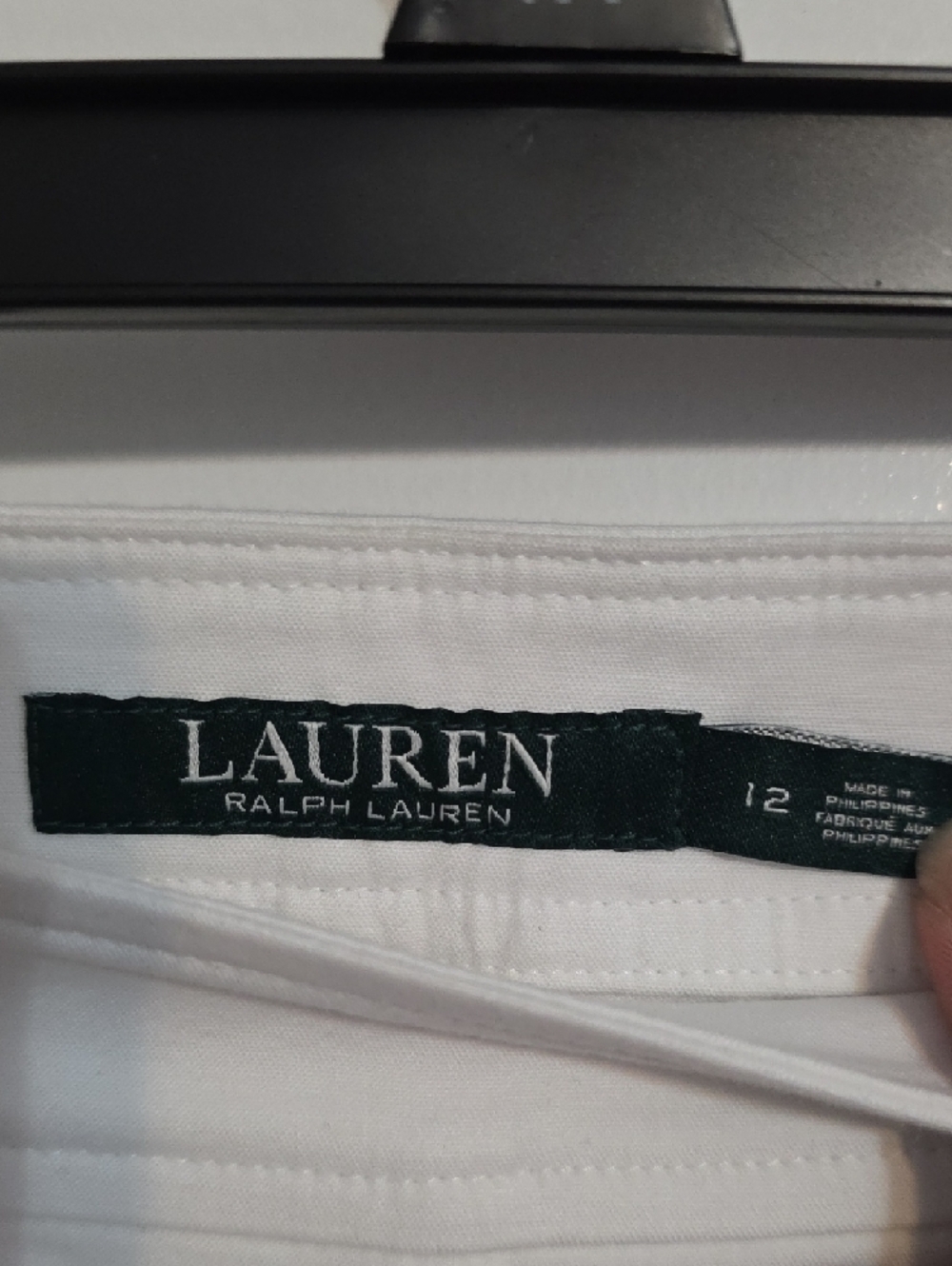 NWT Lauren Ralph Lauren White Ankle Pants Sz 12 - Picture 2 of 8
